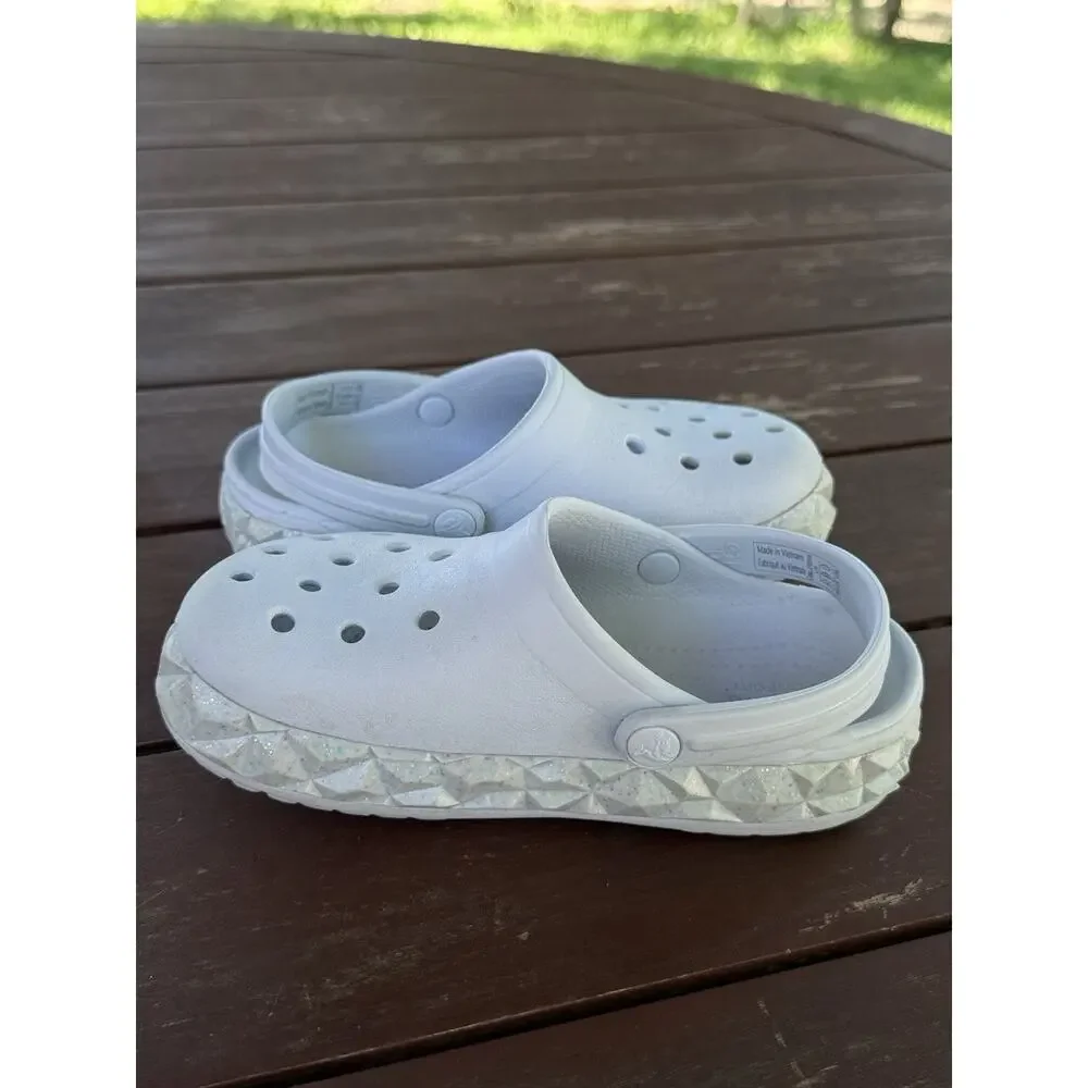 Crocs Crocband Clogs Kids Sky Blue Slip-On Lightweight Comfort Strap Casual C11